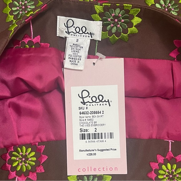 Lilly Pulitzer Bea Skirt Size 2 NWT - Picture 7 of 8